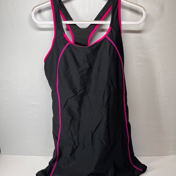 Attraco Pink Pullover Athletic Boyleg Racerback Swimwear‎ - Picture 3 of 8